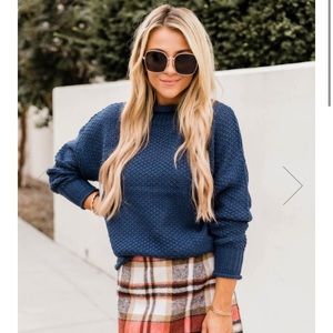 Beautiful brand new navy sweater